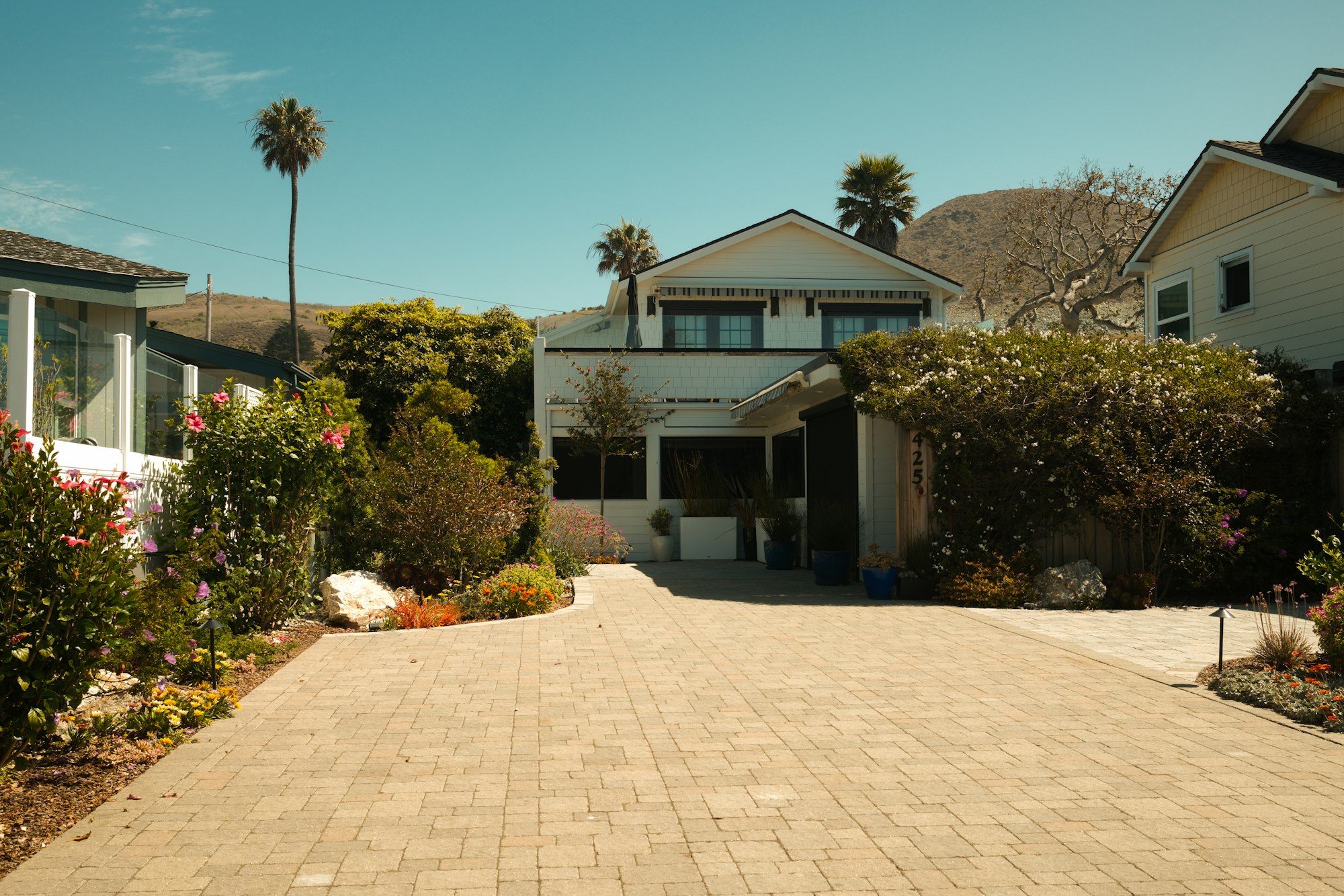 Soft-washed home and driveway — Westchase