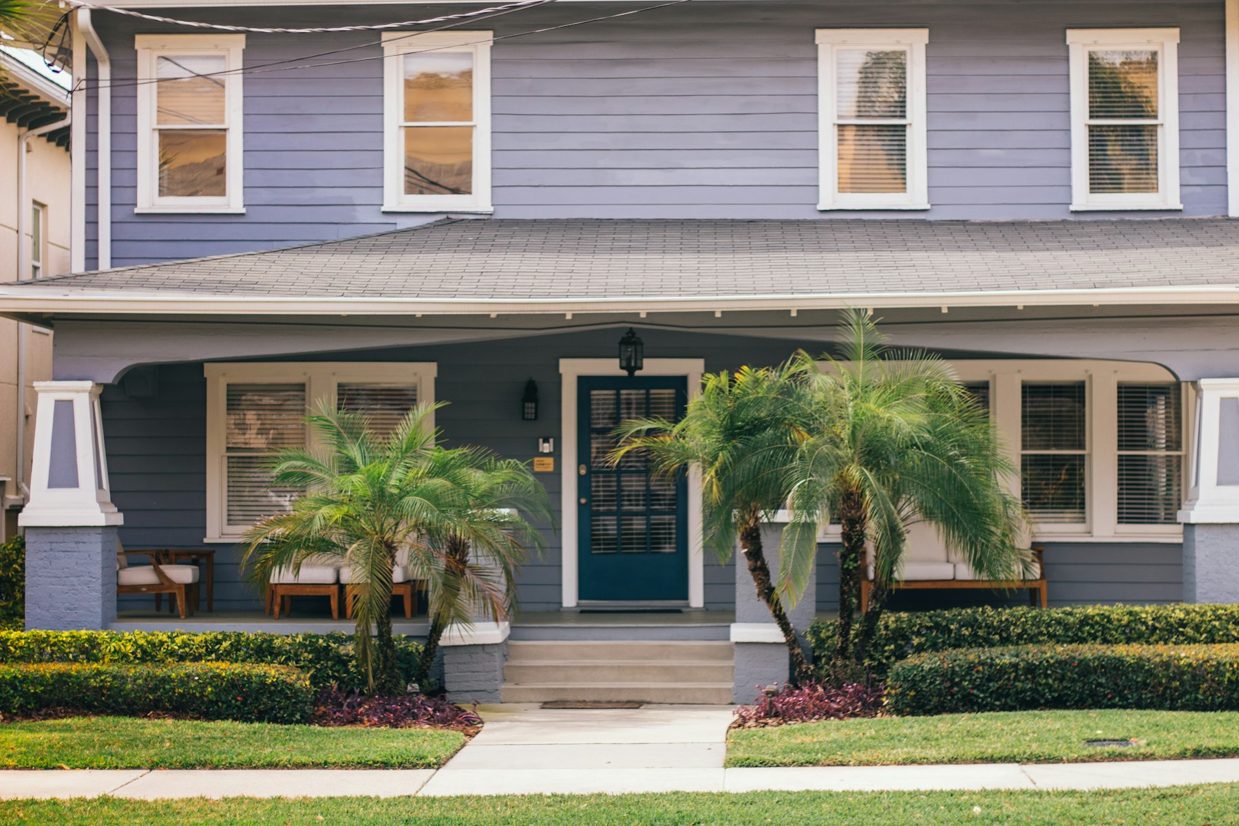 House wash in progress — Riverview
